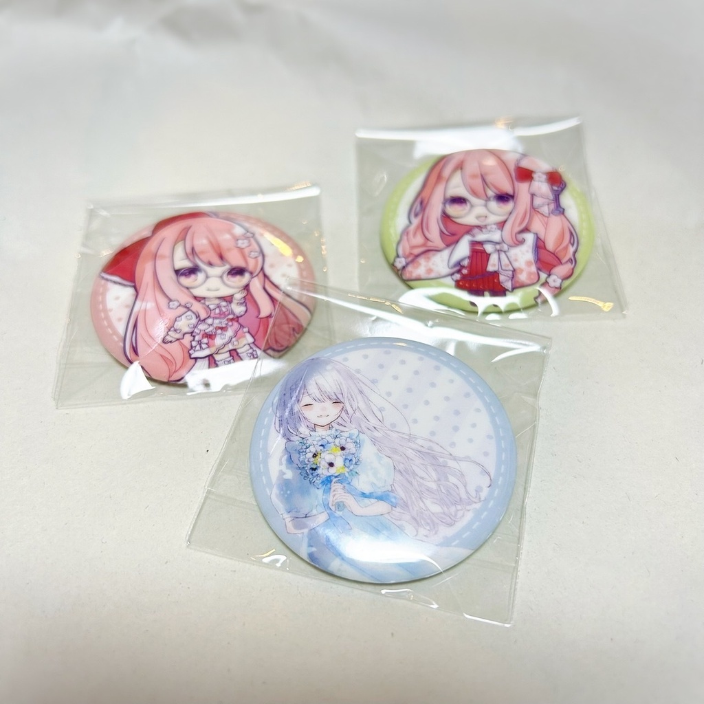 【Live2Dデビュー/卒業記念】缶バッジ