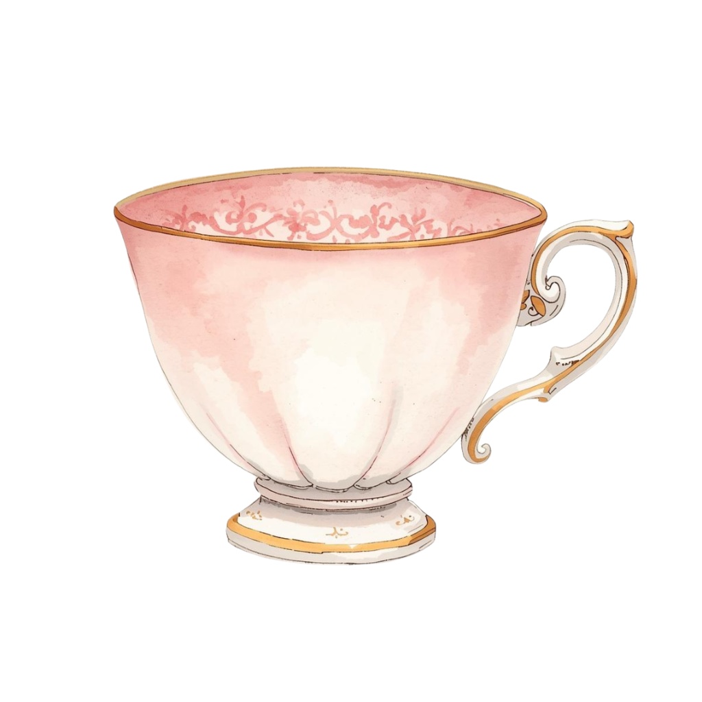 【商用利用可】水彩画風 × ピンク × アンティーク調かわいい旅行クリップアート 40種セット(PNG)