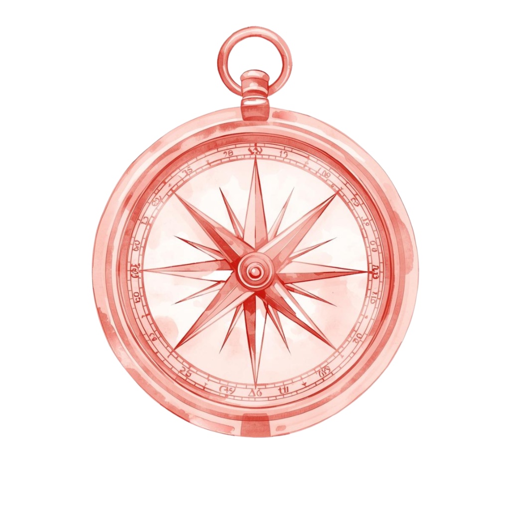 【商用利用可】水彩画風 × ピンク × アンティーク調かわいい旅行クリップアート 40種セット(PNG)