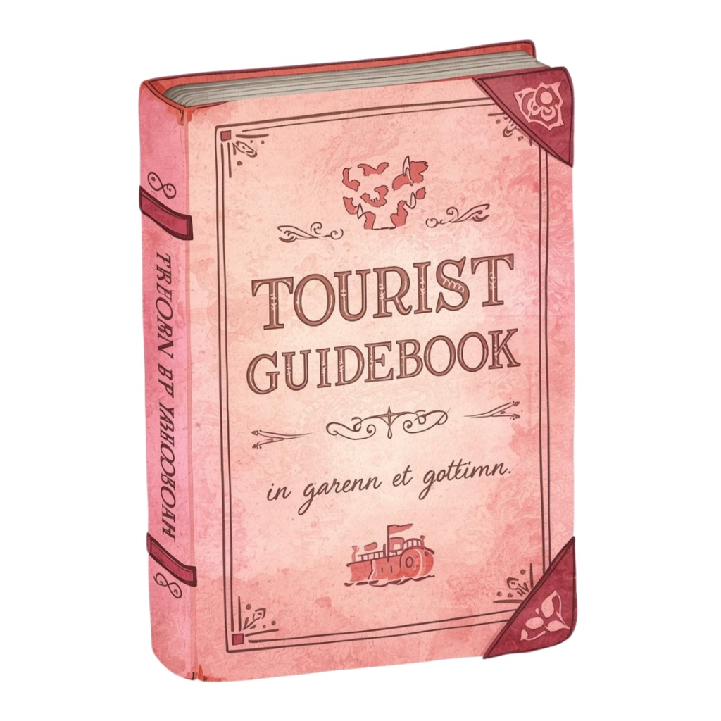 【商用利用可】水彩画風 × ピンク × アンティーク調かわいい旅行クリップアート 40種セット(PNG)