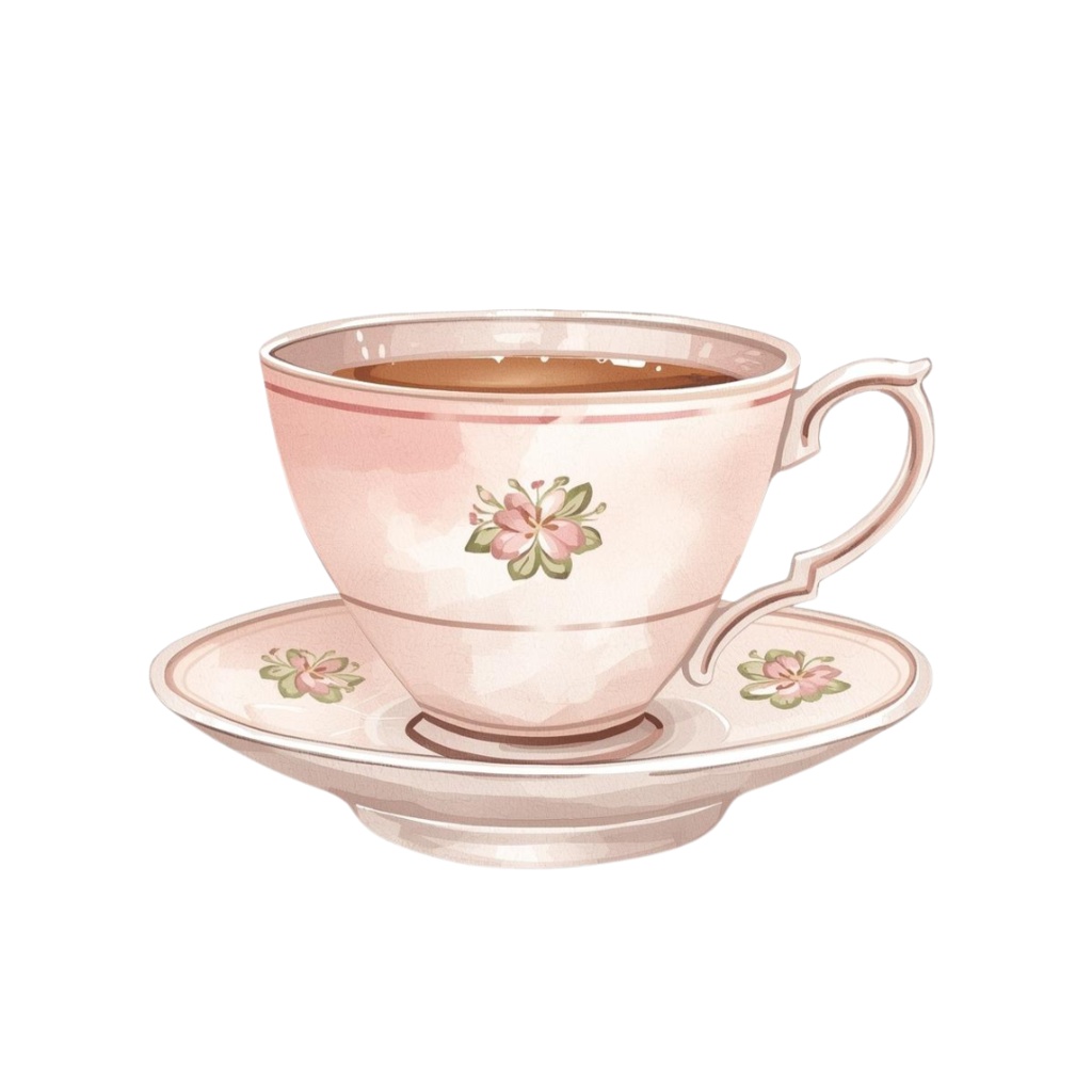 【商用利用可】水彩画風 × ピンク × アンティーク調かわいい旅行クリップアート 40種セット(PNG)