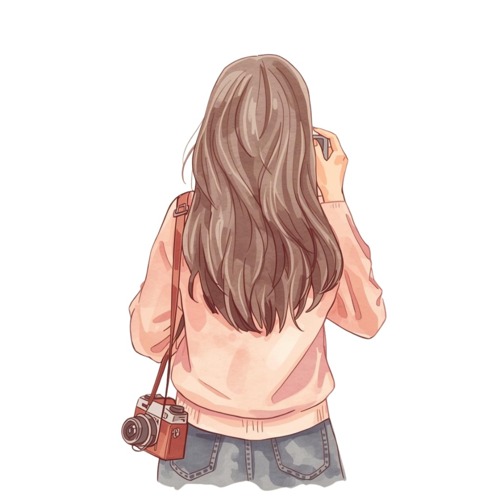 【商用利用可】水彩画風 × ピンク × アンティーク調かわいい旅行クリップアート 40種セット(PNG)