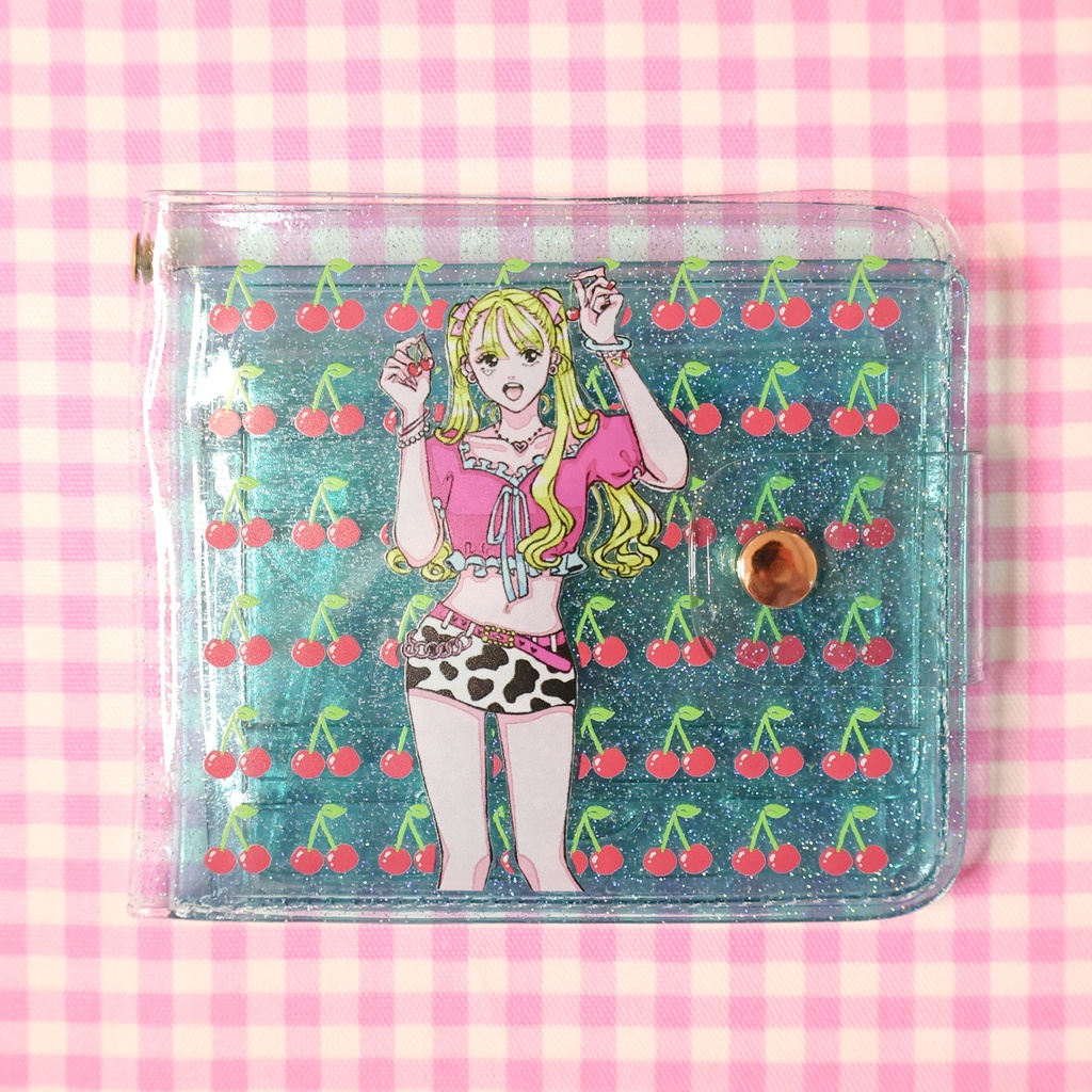 キラキラ財布 ブルー ④