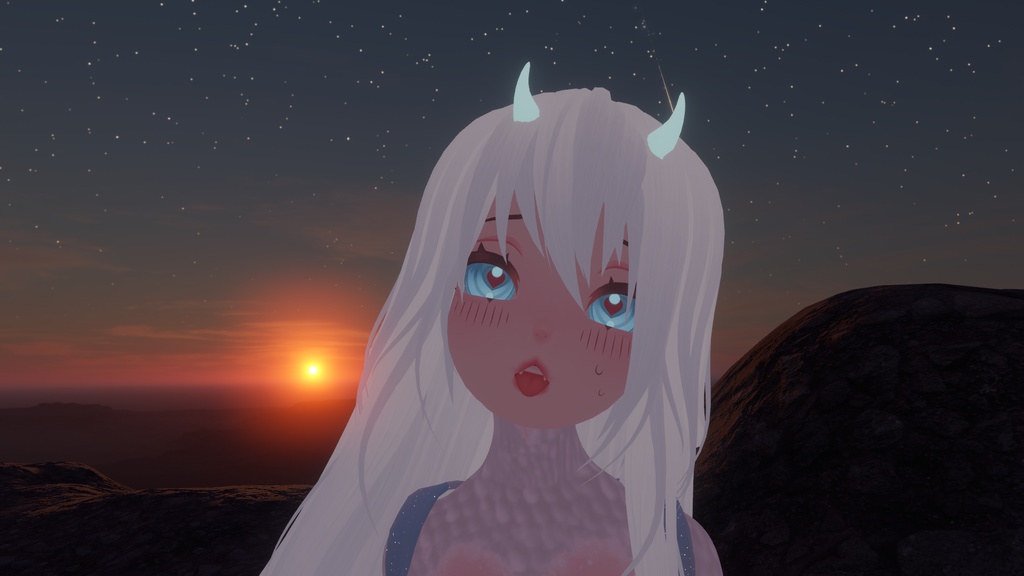 Dragon girl Eri (VRchat/NSFW) - FBT Ready-DPS -Plushie-Smol and Tall Version+Astral Version