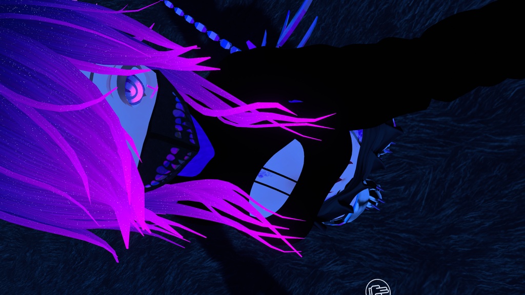 Dragon girl Yuzu (VRchat/NSFW) -FBT Ready- Normal+Quest Version - Nose boop counter/fidget balls/head particles