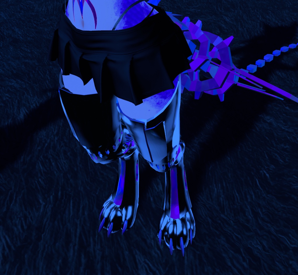 Dragon girl Yuzu (VRchat/NSFW) -FBT Ready- Normal+Quest Version - Nose boop counter/fidget balls/head particles