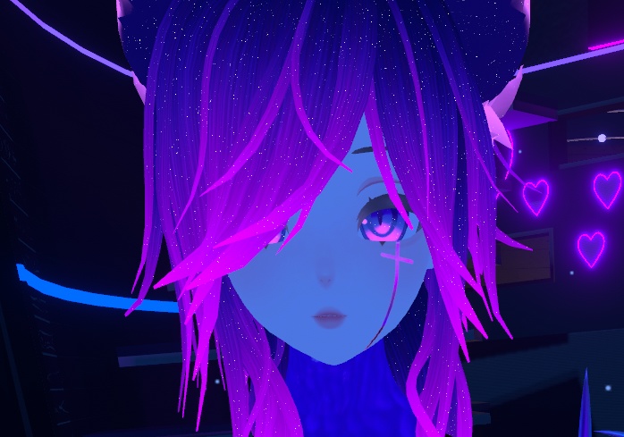 Dragon girl Yuzu (VRchat/NSFW) -FBT Ready- Normal+Quest Version - Nose boop counter/fidget balls/head particles