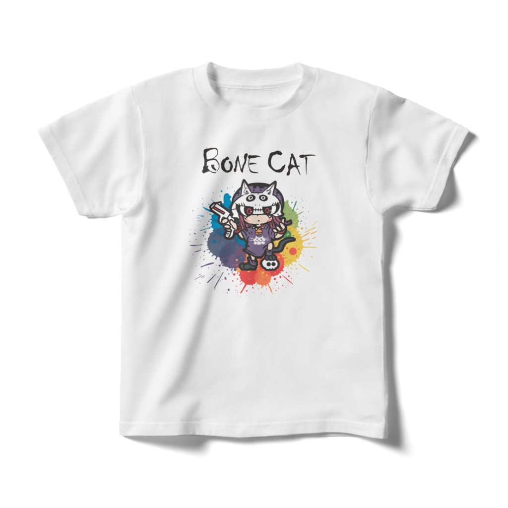 BONE CAT - キッズTシャツ