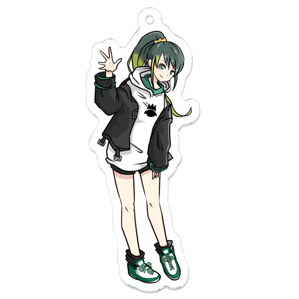 A4S_ぐりーんてぃーアクリルキーホルダー