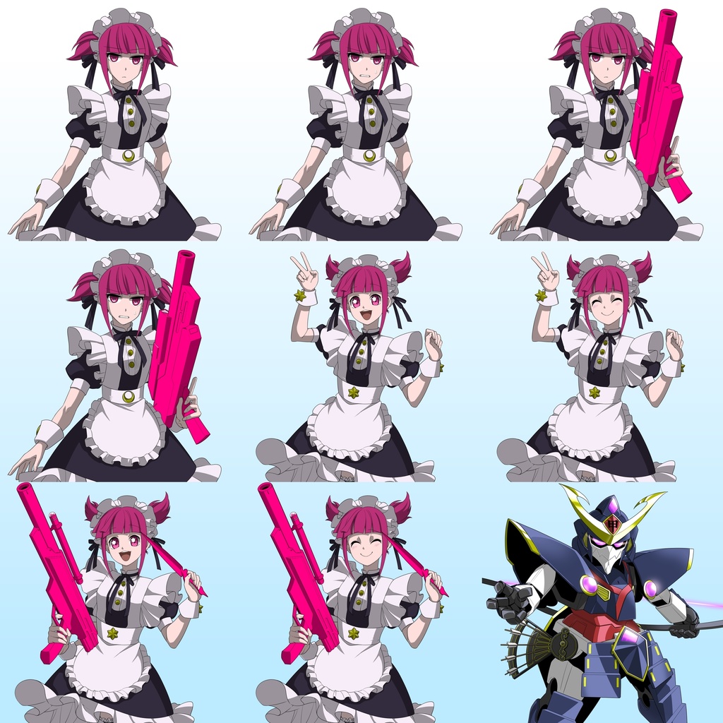 TRPG用神話生物その他立ち絵セット その2