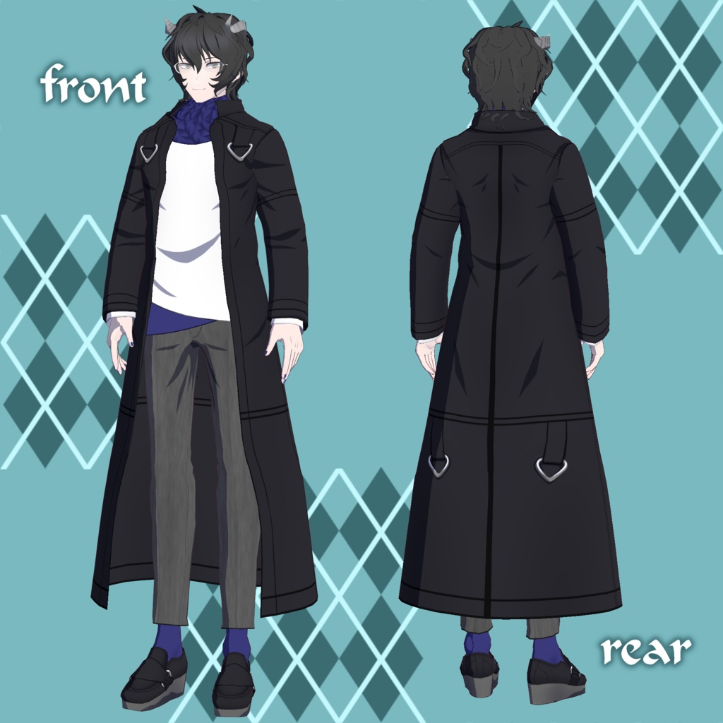 2022冬コート他【Vroid向けテクスチャ】