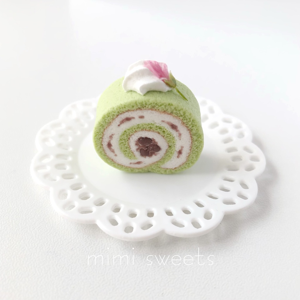 1/3 桜抹茶ロールケーキ
