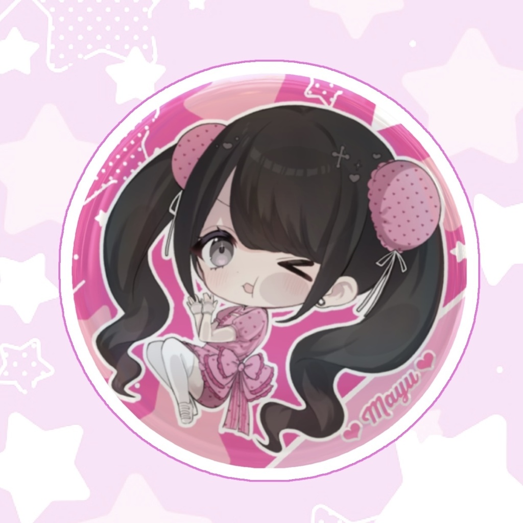 べったりまゆちゃん♡缶バッチ