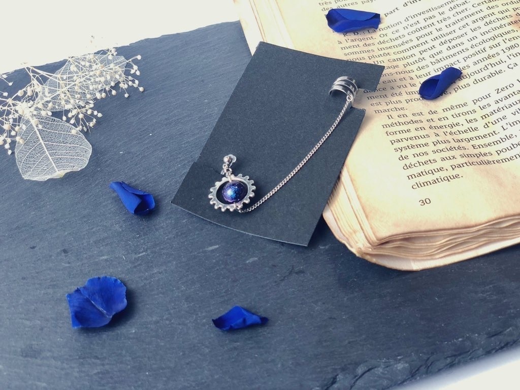 探鉱者〈携帯品/プラネタリウム〉イヤーカフ