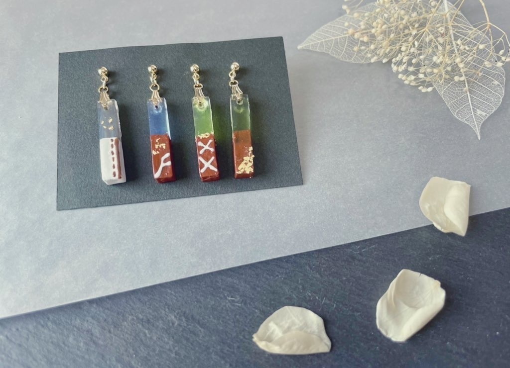 陰キャ組ショコラ風ピアス・イヤリング