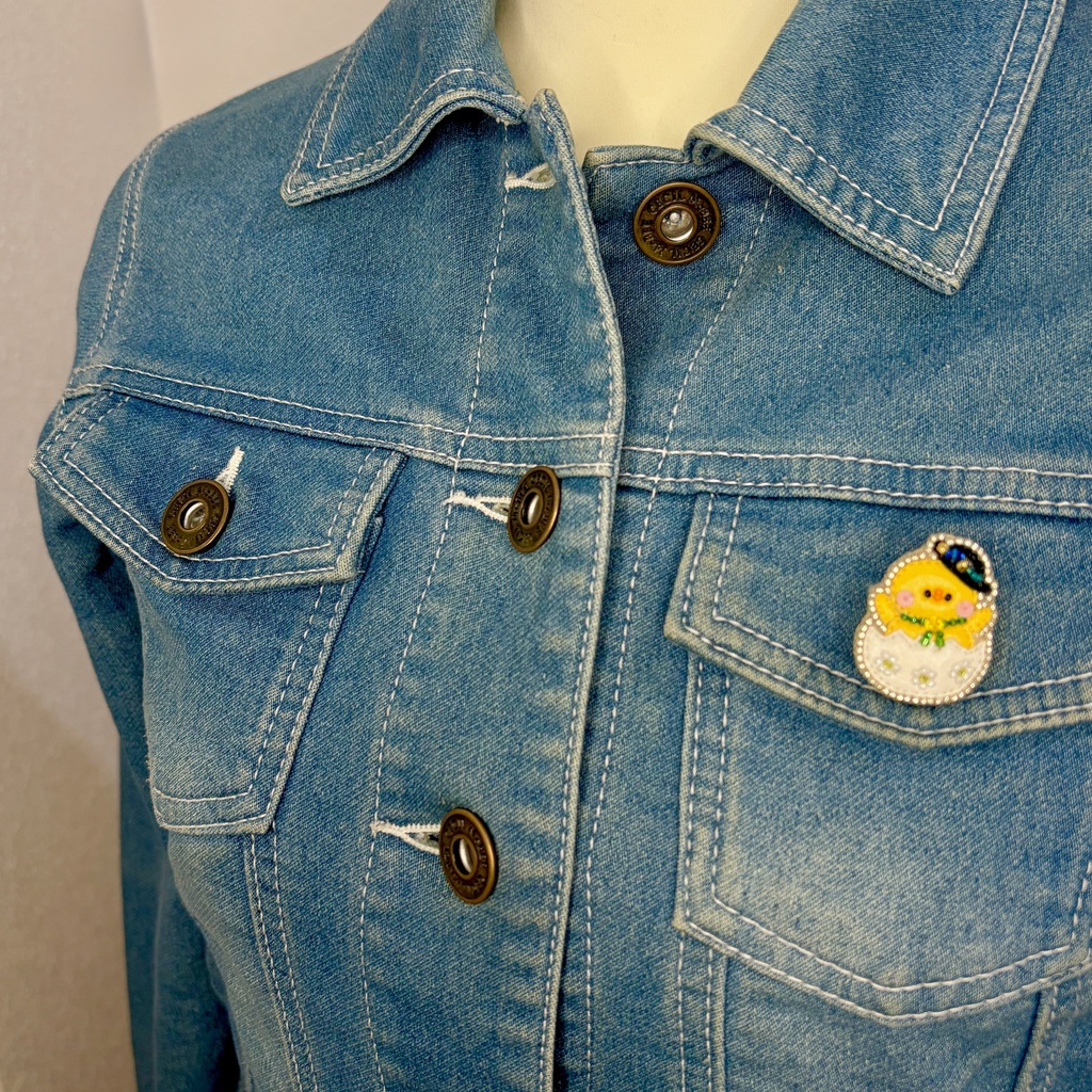 ハッピーイースター♡Babyアベンチュリン・ブローチ