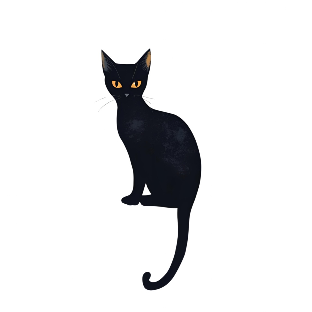 大人っぽいシックなハロウィン手描き風クリップアート9点