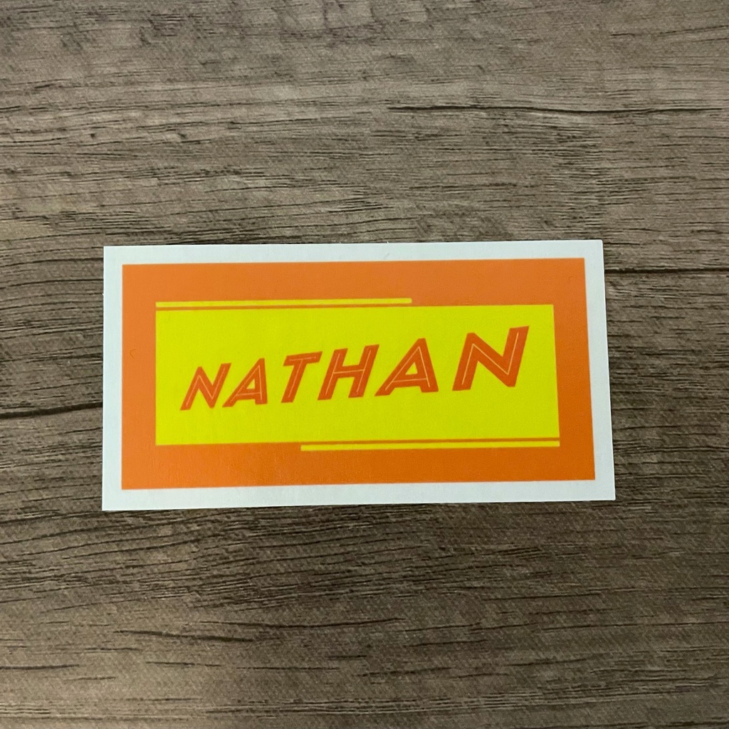 Nathan ステッカー