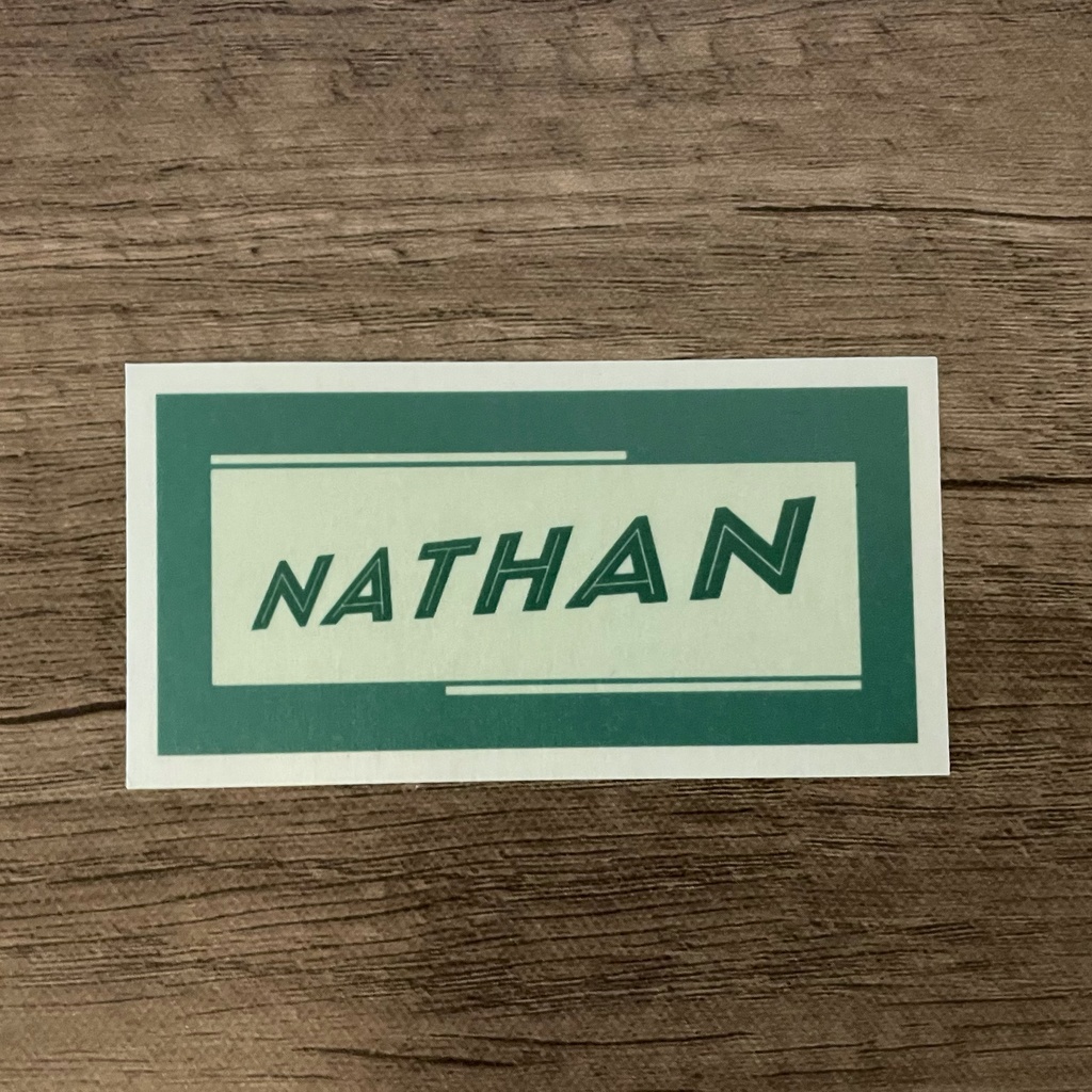 Nathan ステッカー