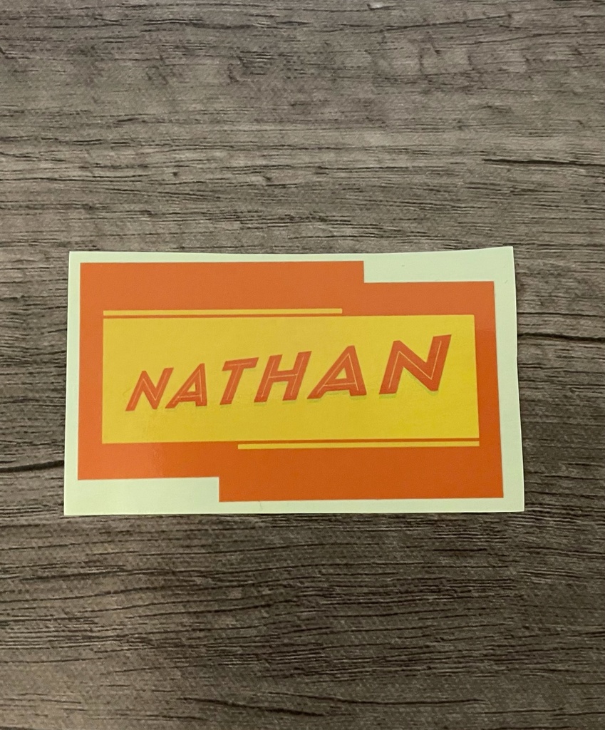 Nathan ステッカー