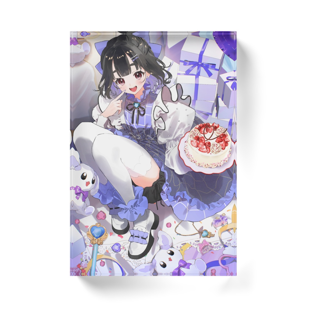 ンぷ生誕アクリルブロック