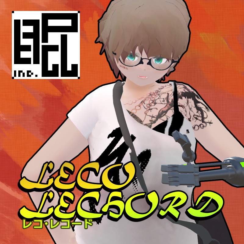 VRChat向け オリジナル3Dモデル "Leco Lechord"(レコ・レコード)
