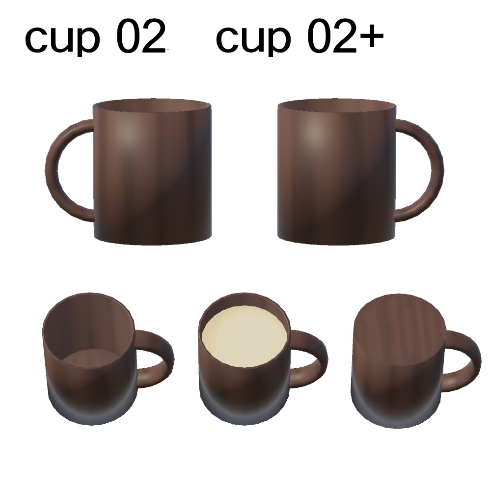 【3Dモデル】マグカップ(無料版あり)