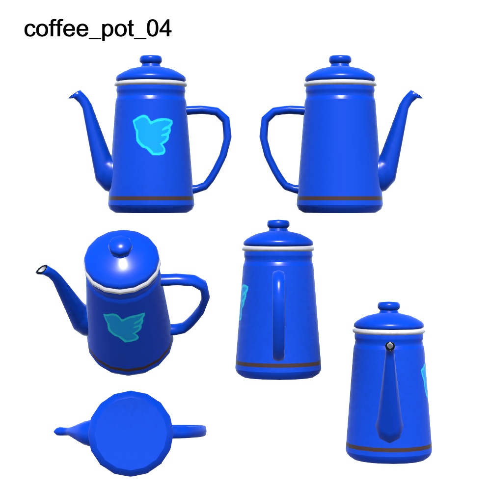 【3Dモデル】コーヒーポット