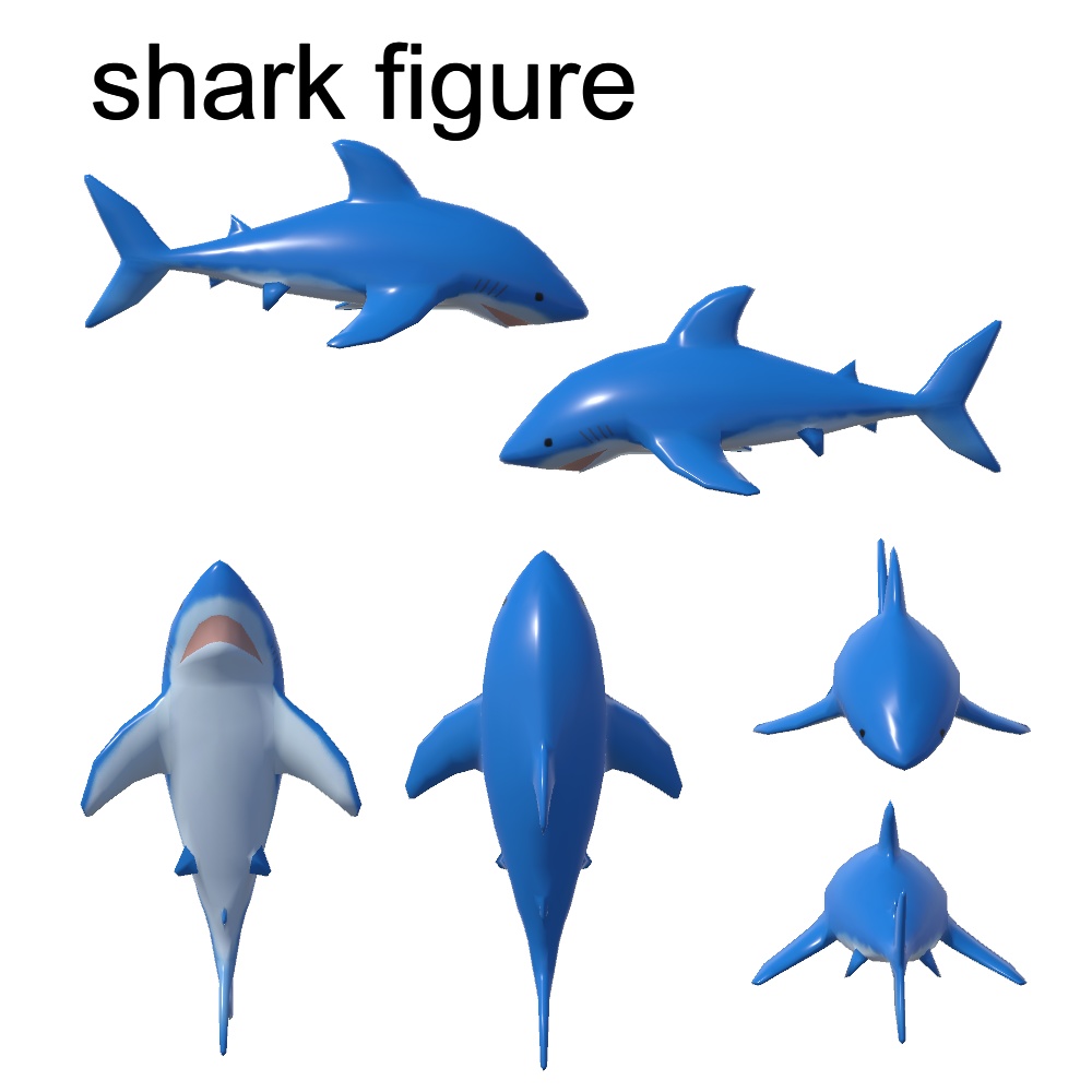 【3Dモデル】鮫さんのマグカップ