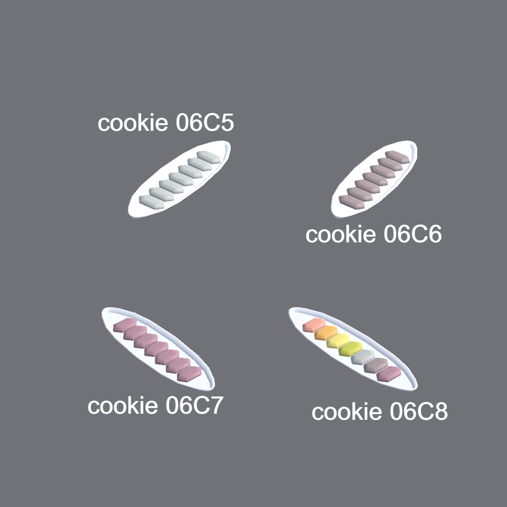 【3Dモデル】箱入りクッキー