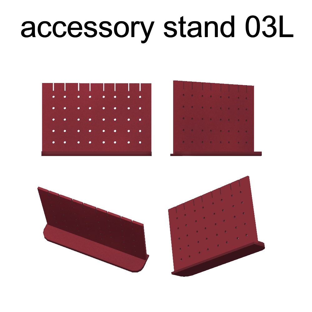 【3Dモデル】アクセサリースタンド(イヤリング、ヘアピン付き)