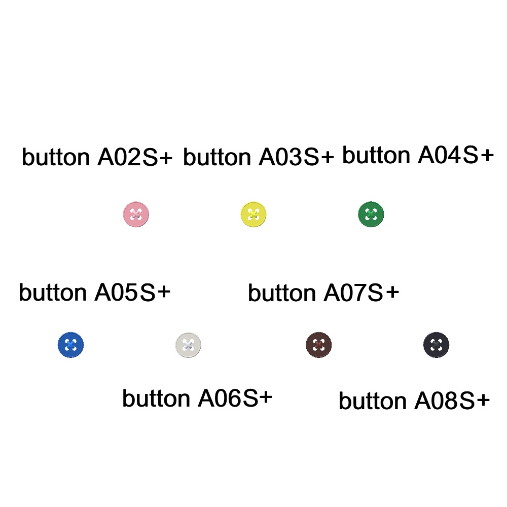 【3Dモデル】お洋服につける留め具ボタンセット