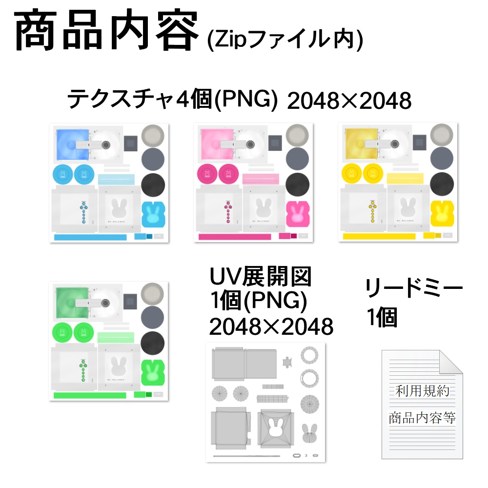 【3Dモデル】MDとプレーヤー、ヘッドホンセット