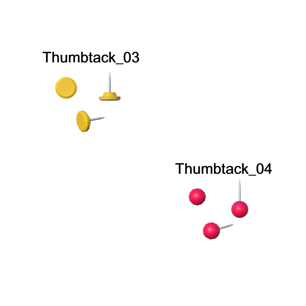 【3Dモデル】コルクボードセット