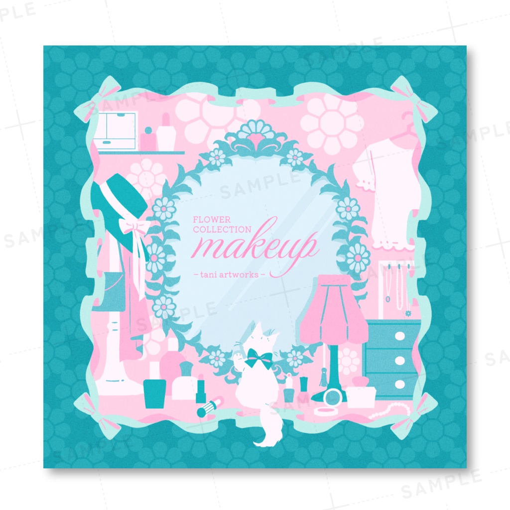 イラスト集「FLOWER COLLECTION　makeup   -tani artworks-」