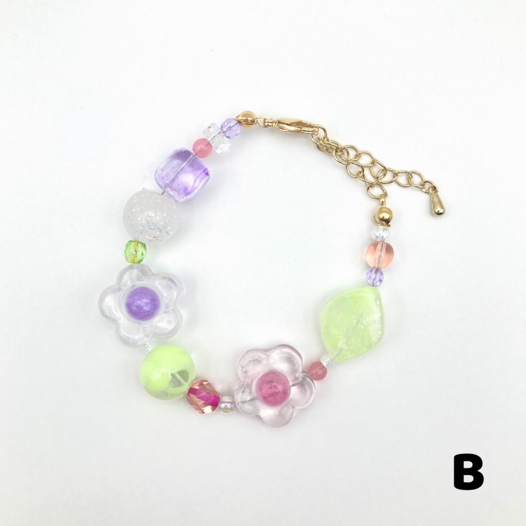 FLOWERデコ ブレスレット
