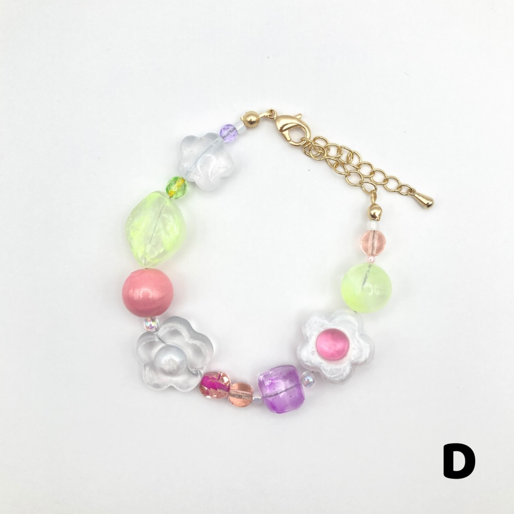 FLOWERデコ ブレスレット