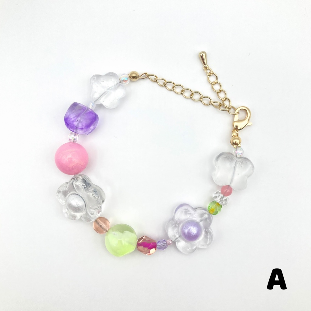 FLOWERデコ ブレスレット