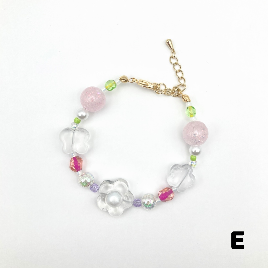 FLOWERデコ ブレスレット