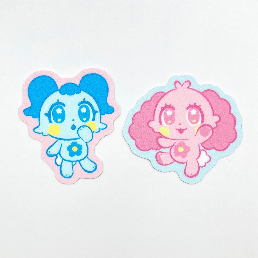 FLOWERデコ　ピピ＆ルル　シール