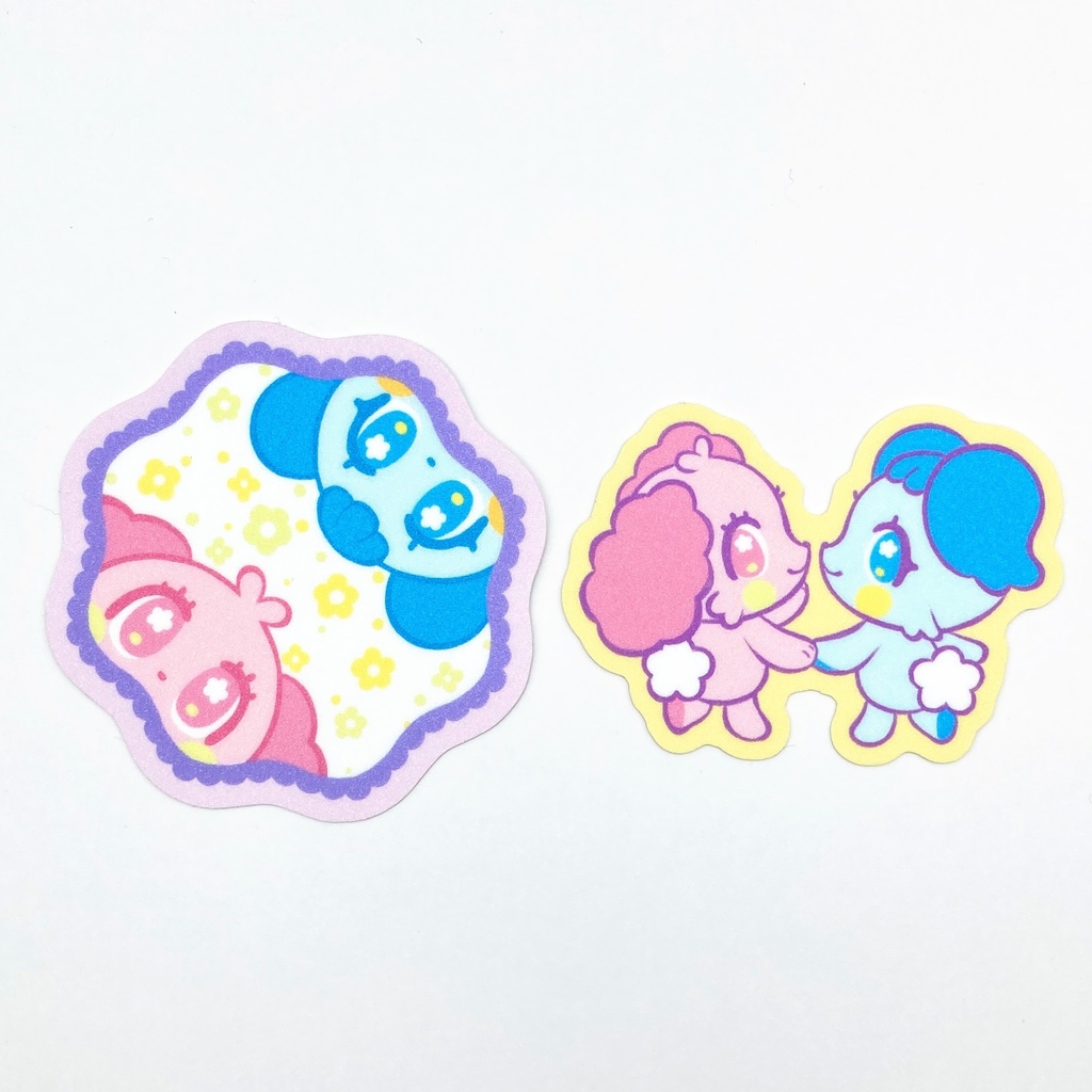 FLOWERデコ　ピピ＆ルル　シール