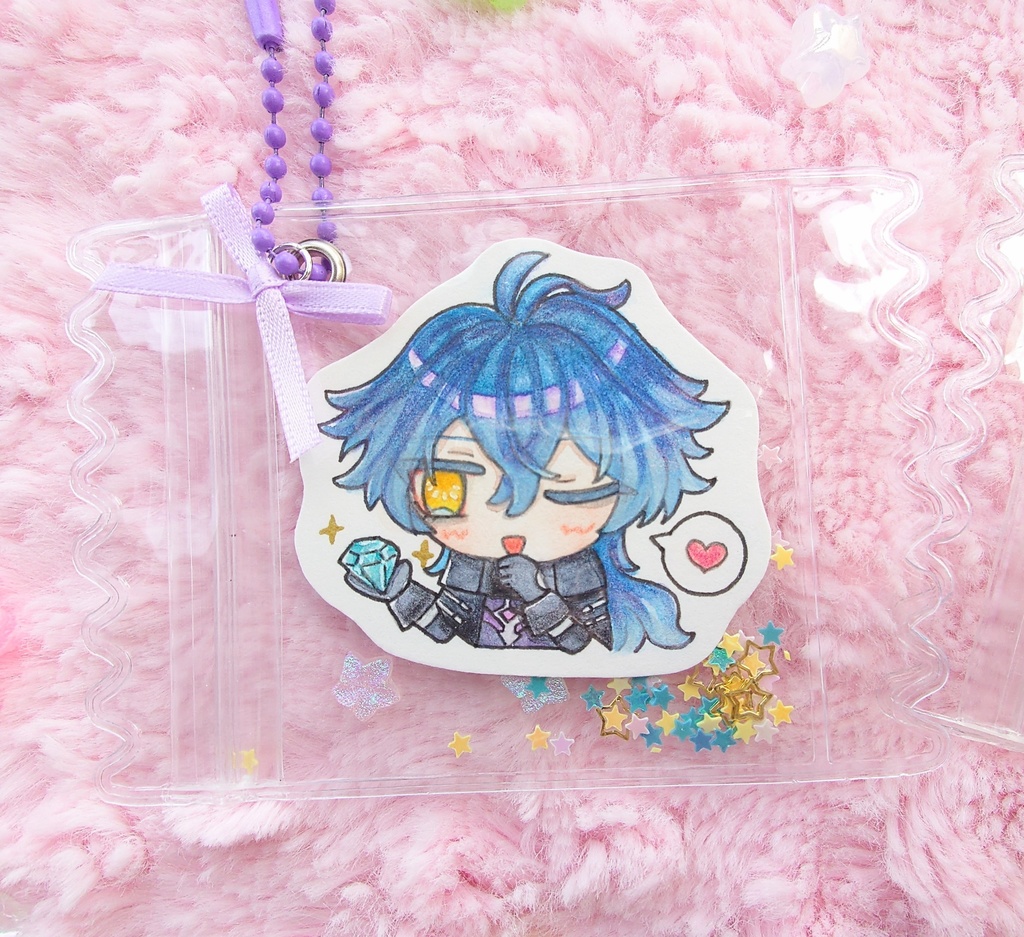 ⭒追加あり⭒【原画】手描きミニイラスト キャンディパック入り🍬