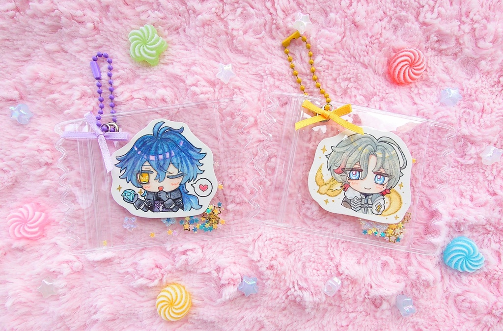 ⭒追加あり⭒【原画】手描きミニイラスト　キャンディパック入り🍬