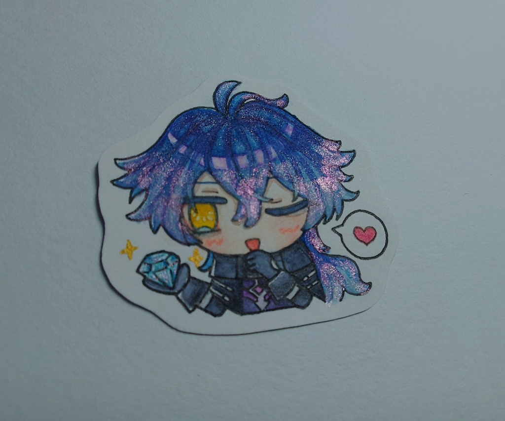 ⭒追加あり⭒【原画】手描きミニイラスト キャンディパック入り🍬