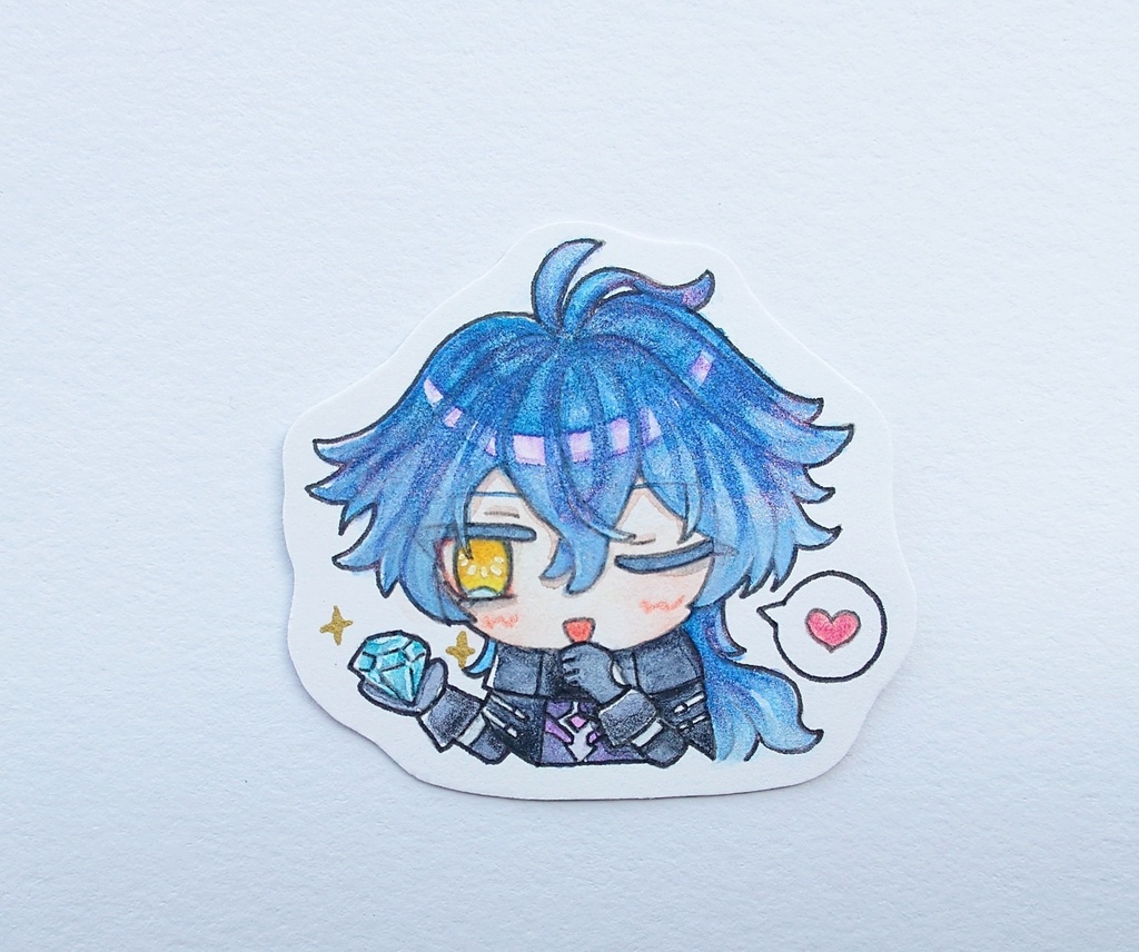 ⭒追加あり⭒【原画】手描きミニイラスト キャンディパック入り🍬
