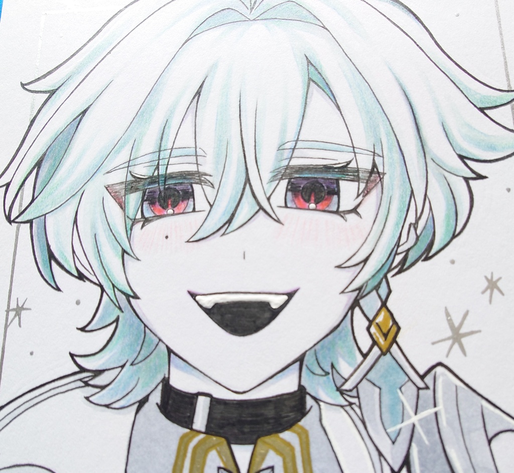 【原画】手描きイラスト 色紙 ローエン