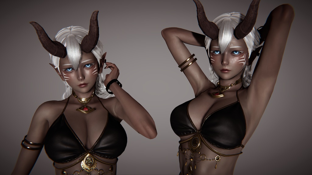 No. 1 “Demon” Honey Select 2 HS2 キャラクターカード Character Cards Graphics Preset