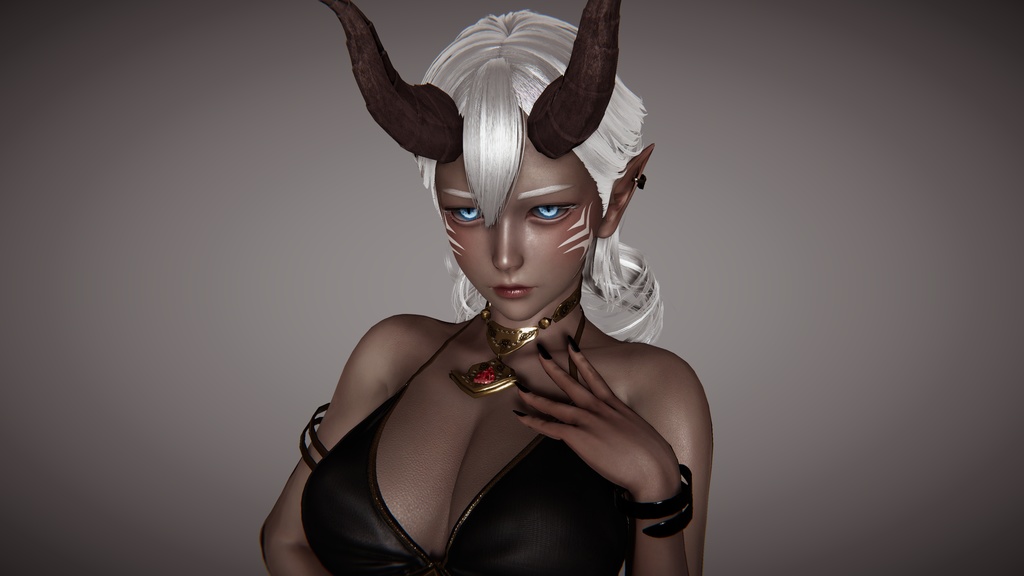 No. 1 “Demon” Honey Select 2 HS2 キャラクターカード Character Cards Graphics Preset 