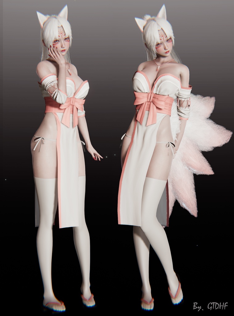 No. 2 “九尾狐” Honey Select 2 HS2 キャラクターカード Character Cards Graphics Preset