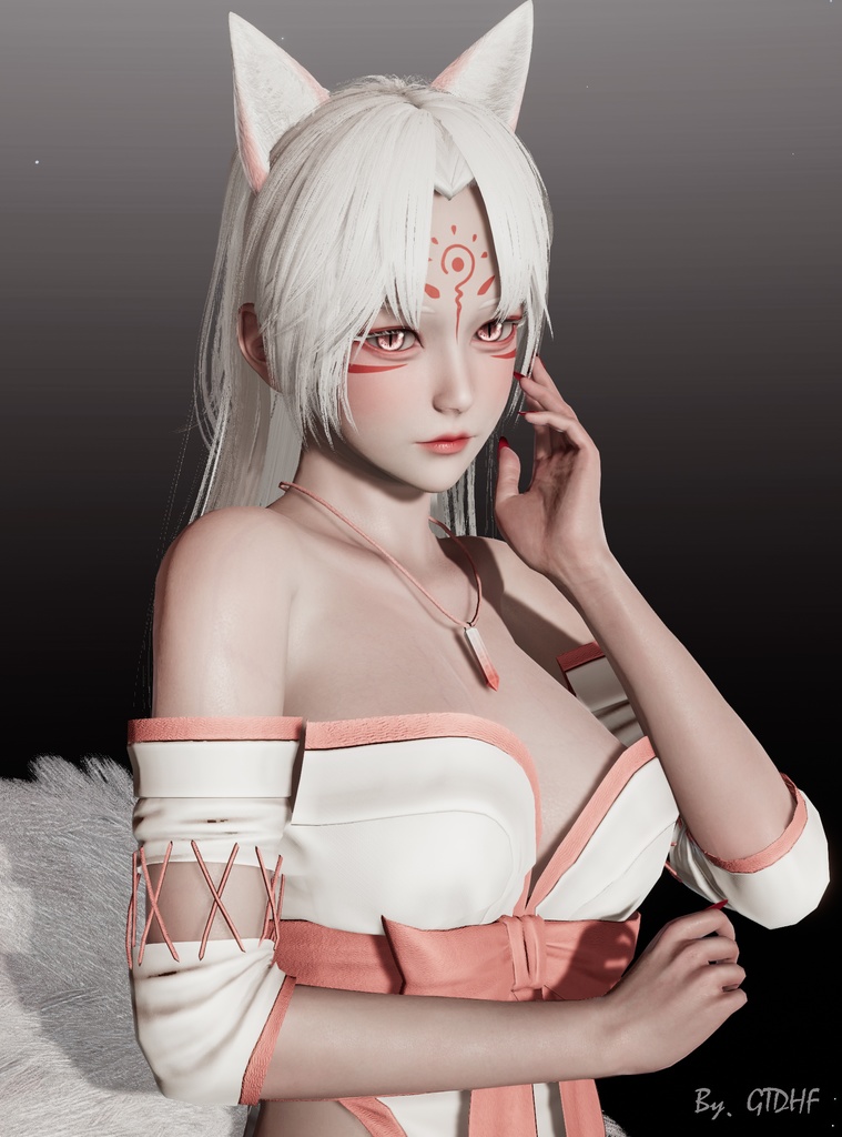 No. 2 “九尾狐” Honey Select 2 HS2 キャラクターカード Character Cards Graphics Preset
